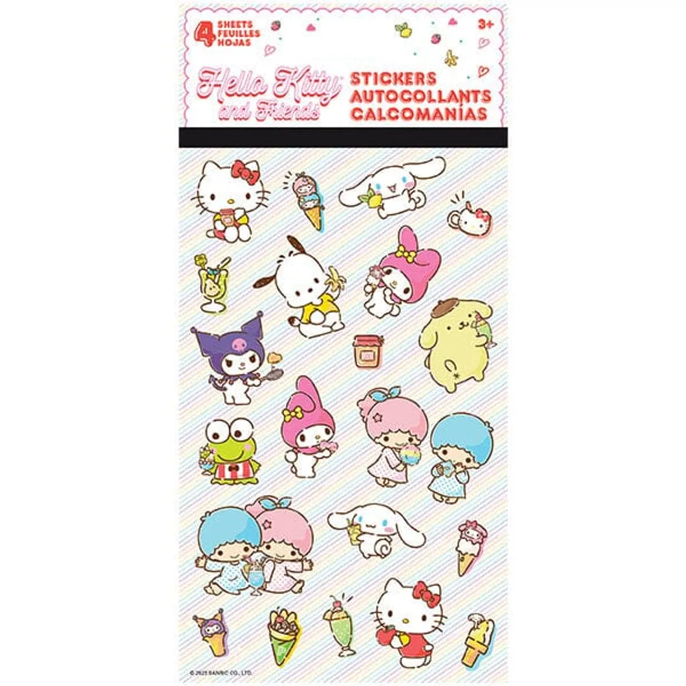 Hello Kitty and Friends Sticker Sheet