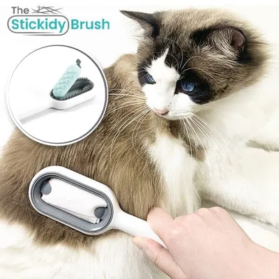 The Stickidy Brush | Includes 10 Wet Wipes | As Seen On Social!