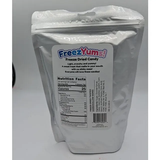 FreezYums! Heart-Shaped Freeze-Dried Marshmallows (50g)