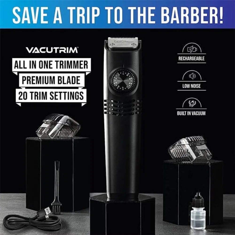 Bell+Howell VacuTrim | Professional Vacuum Hair Trimmer | As Seen On TV!