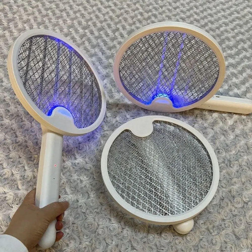 The Zap Rack 2-in-1 Rechargeable Bug Swatter & Lamp