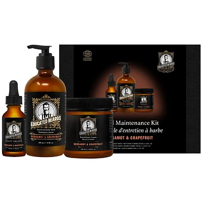 Bergamot Grapefruit Beard Maintenance Kit