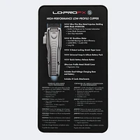 LoPro FX-ONE Clipper - BLACK - FX829