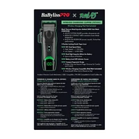 Wireless Charging Clipper Black Titanium With Mim Fade Blade - FXT45C