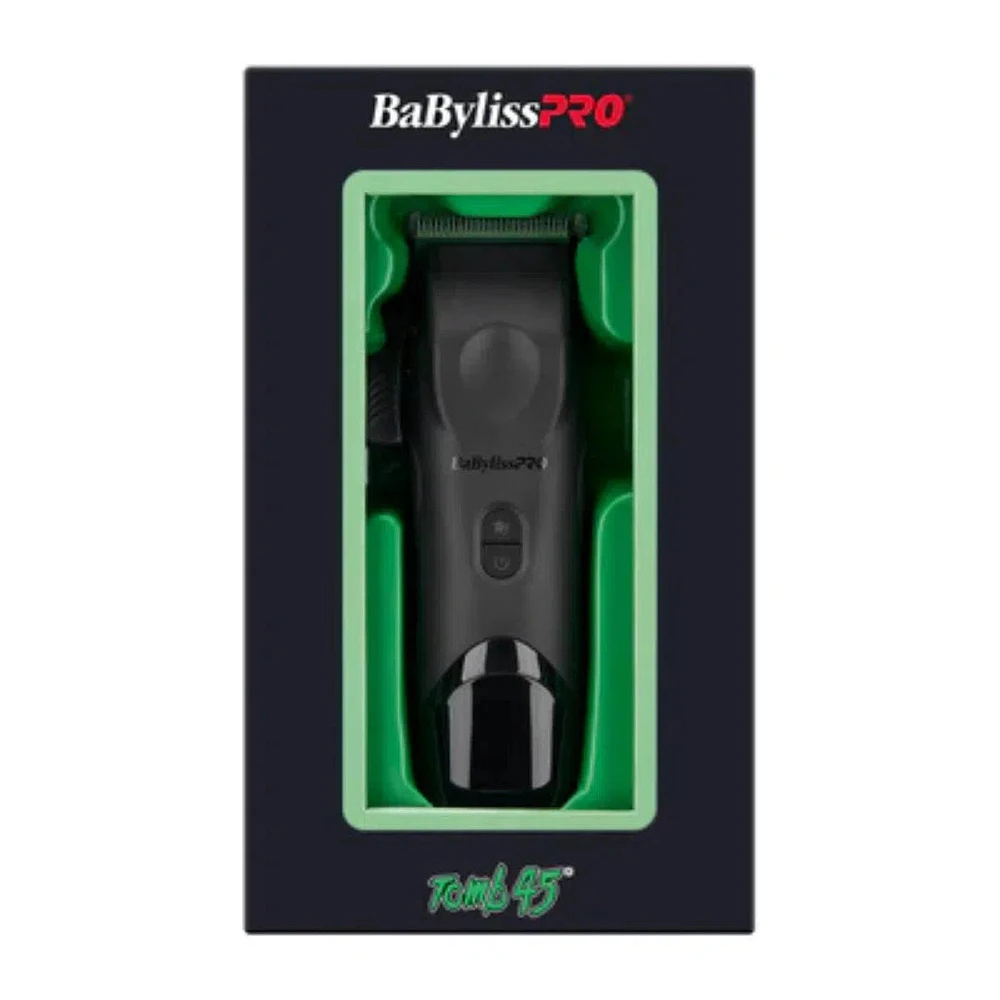 Wireless Charging Clipper Black Titanium With Mim Fade Blade - FXT45C