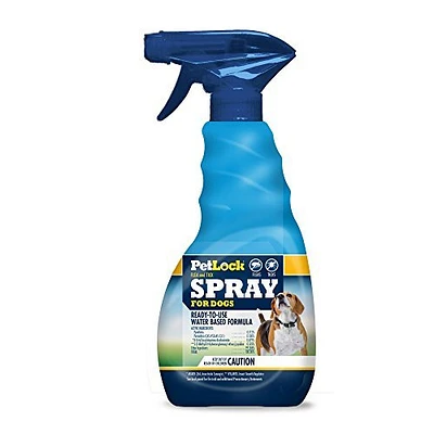 PetLock - Flea & Tick Dog Spray - Kills on Contact & Repels Pests - Pet Protection