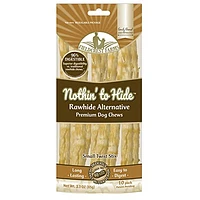 Nothin To Hide  - Rawhide Alternative Twist Sticks - Peanut Butter