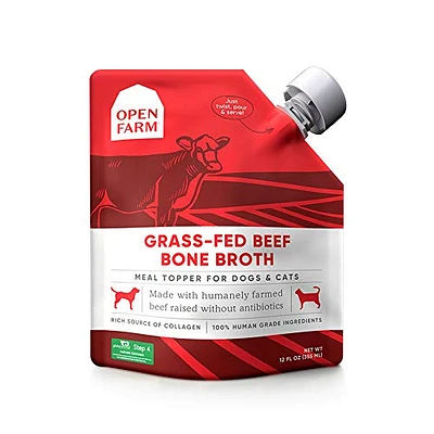 Open Farm - Meal Topper - Grass Fed Beef Bone Broth