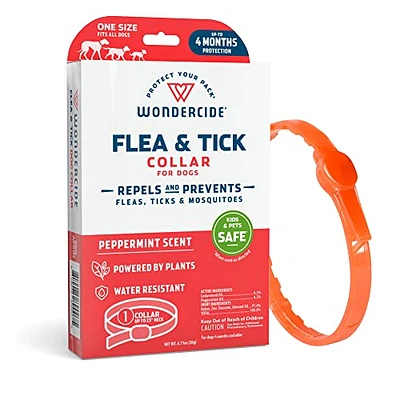 Wondercide - Flea & Tick Dog Collar - Natural Plant Based Protection with Essential Oils
