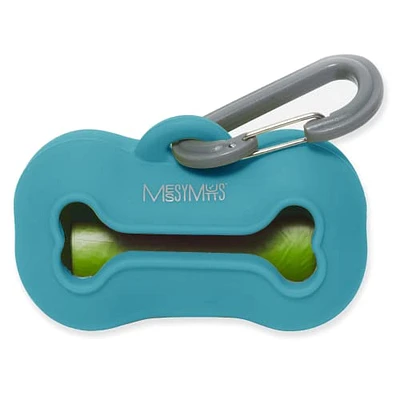 Messy Mutts - Waste Bag Holder - Teal