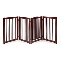 Primetime Petz - Pet Gate - 360 with Door Walnut