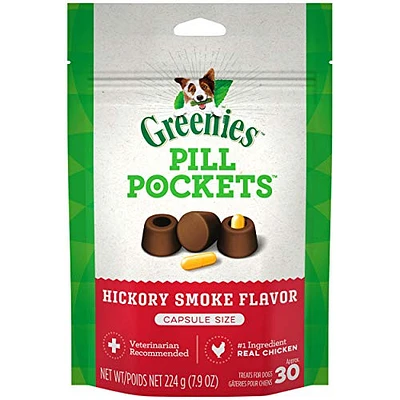 Greenies - Dog Treats - Capsule Pill Pockets - Hickory