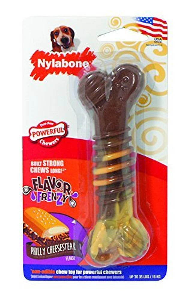 Nylabone - Puppy Chew Toy - Cheesesteak Flavored Bone