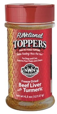 Northwest Naturals - Freeze Dried Dog & Cat Meal Topper - Beef Liver with Turmeric