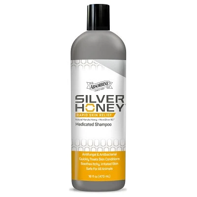 Silver Honey - Antibacterial Rapid Skin Relief Medicated Shampoo – Soothing for Dogs & Pets