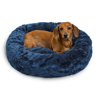 Outward Hound - Donut Dog Bed - Navy Calming Donut Bed
