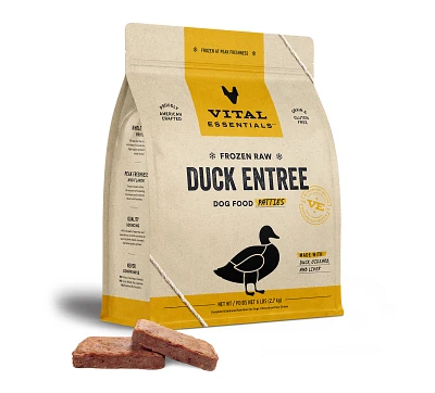 Vital Essentials - Frozen Dog Food Duck Patties