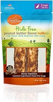 Canine Naturals - Rawhide Alternative Dog Chew - Hide Free Peanut Butter Flavor Rolls