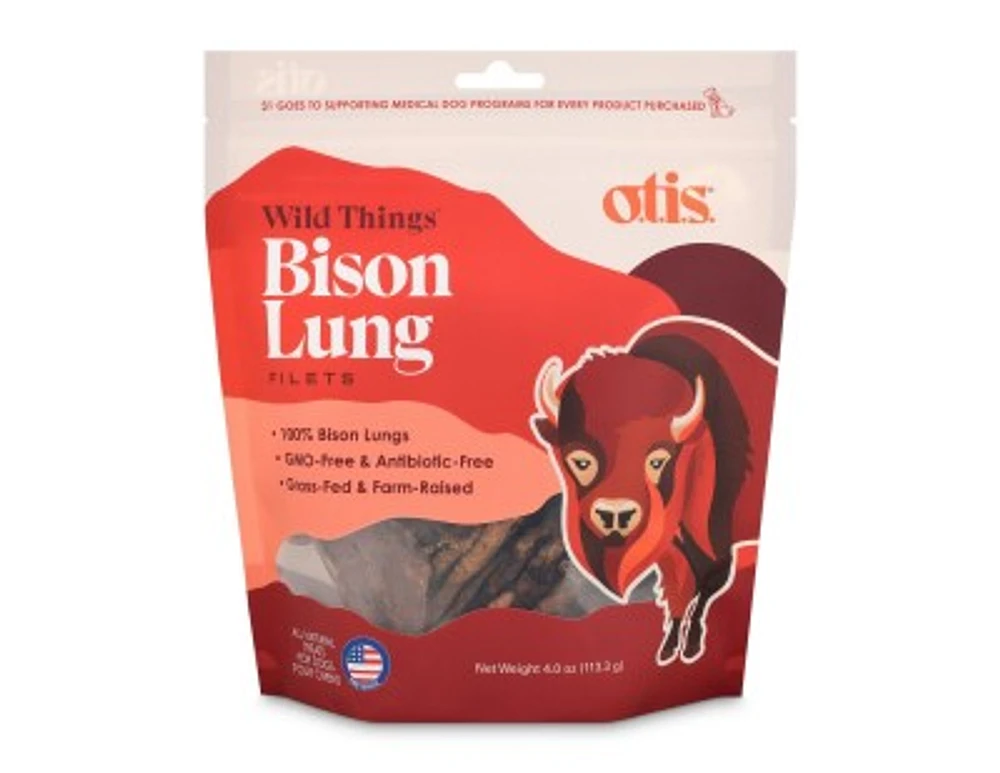 Otis - Air Dried Dog Treat - Bison Lung Fillet