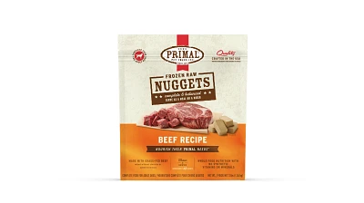 Primal - Frozen Dog Food - Nugget - Beef