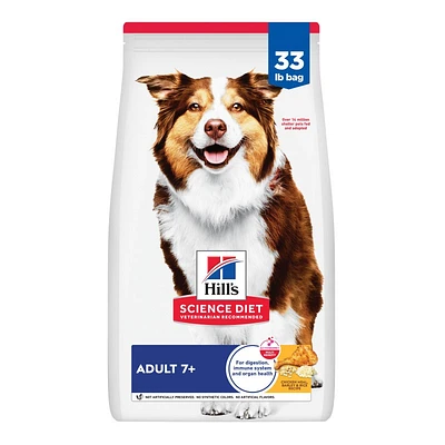 Science Diet - Mature Adult 7+ Dry Dog Food for Healthy Aging & Lean Muscle – Chicken,  Barley & Brown Rice Recipe