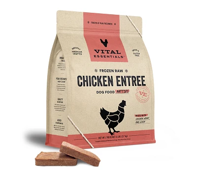 Vital Essentials - Frozen Dog Food - Chicken Patties