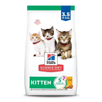 Science Diet - Kitten Dry Cat Food for Healthy Growth & Development – Chicken Recipe
