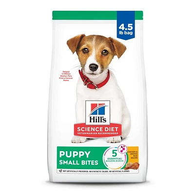 Science Diet - Puppy Dry Dog Food Small Bites for Healthy Growth & Development – Chicken & Brown Rice Recipe
