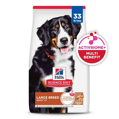 Science Diet - Large Breed Adult Dry Dog Food – Lamb & Brown Rice Recipe – Supports Joint,  Muscle & Skin Health