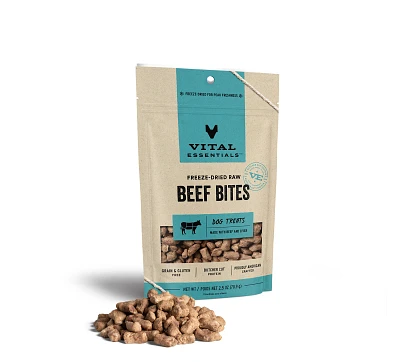 Vital Essentials - Dog Treats - Freeze Dried Beef Bites