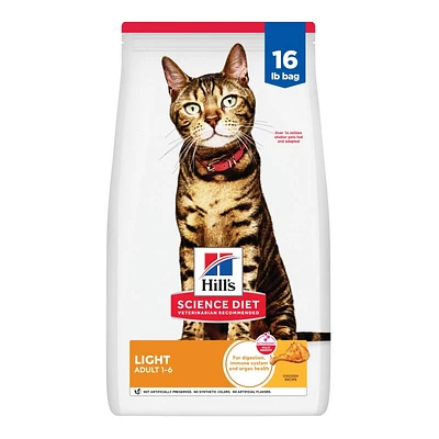 - Light Adult Dry Cat Food For Healthy Weight Management – Chicken Recipe