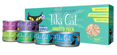 Tiki - Wet Cat Food - Luau Variety Pack