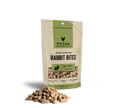 Vital Essentials - Freeze Dried Dog Treats - Rabbit Bites