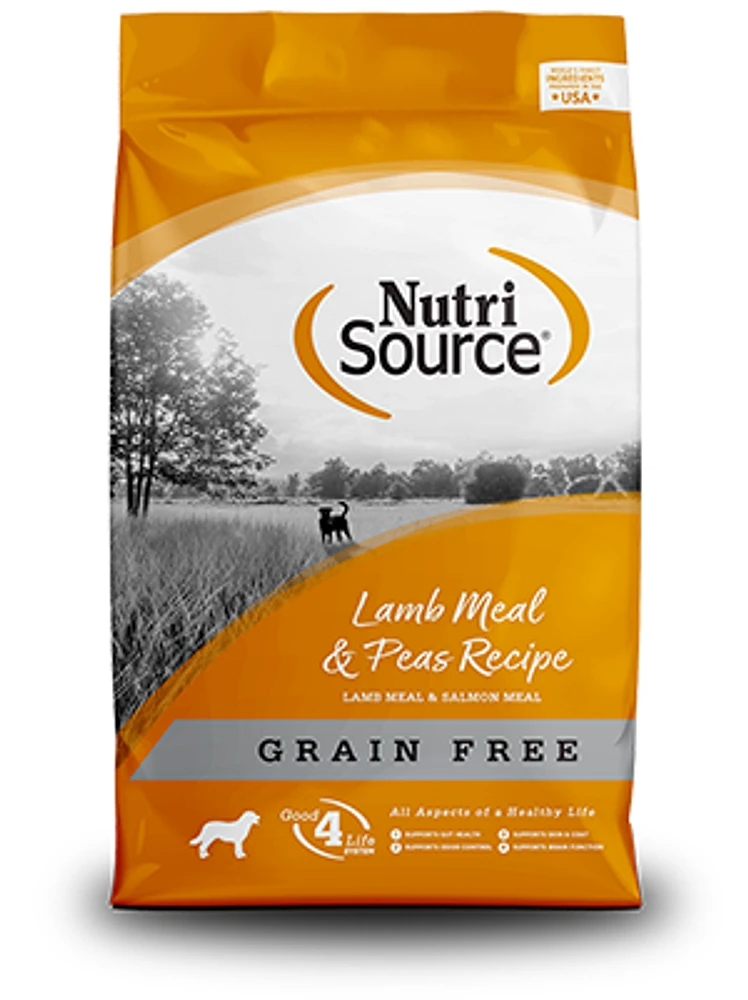 NutriSource - Dog Food - Grain Free Lamb Meal & Peas