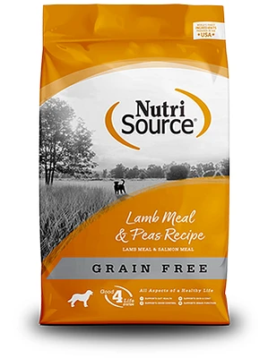 NutriSource - Dog Food - Grain Free Lamb Meal & Peas