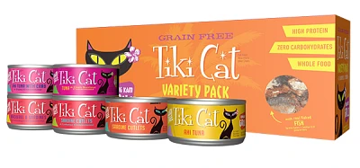 Tiki - Wet Cat Food - Grill Variety Pack