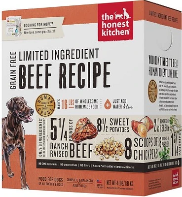 Honest Kitchen - Dog Food - Limited Ingredient Beef