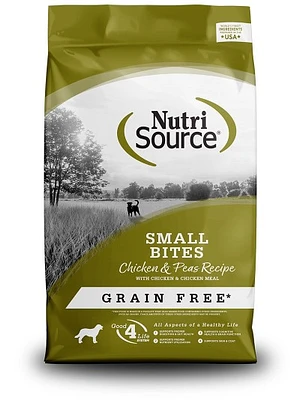 NutriSource - Dog Food - Grain Free Small Bites Chicken & Pea