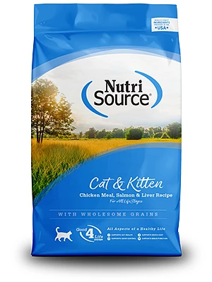 NutriSource - Cat Food - Cat & Kitten Chicken Meal,  Salmon,  & Liver
