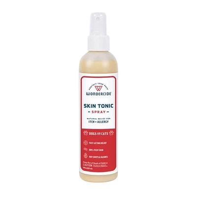 Wondercide - Skin Tonic Spray for Dogs + Cats - Plant Based Itch Relief with Natural Essential Oils