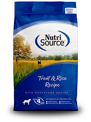 NutriSource - Dog Food - Trout & Rice Recipe