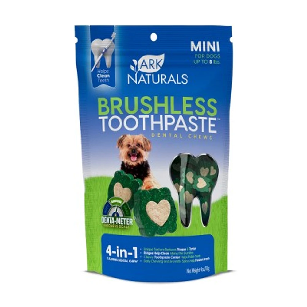 Ark Naturals - Dog Dental Treats - Brushless Toothpaste Chews