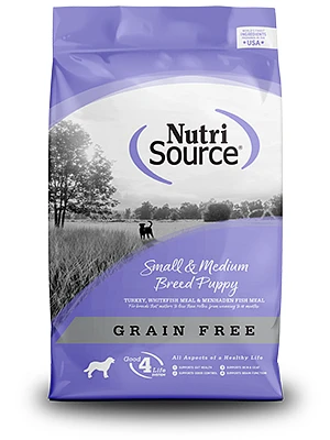NutriSource - Dog Food - Grain-Free Small & Medium Breed Puppy
