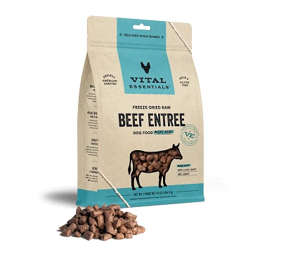 Vital Essentials - Dog Food - Freeze Dried Beef Mini Nibs