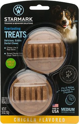 Starmark - Dog Treat - Chicken Everlasting Dental Treat