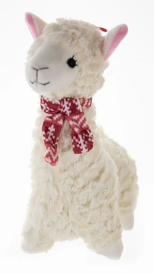 Patchwork - Dog Toy - White Llama