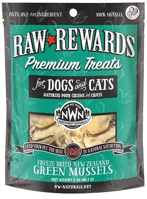 Northwest Naturals - Freeze Dried Treat - Raw Rewards Green Lipped Mussel