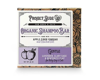 Project Sudz - Organic Pet Shampoo Bar - Gentle Lavender Sage