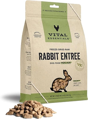 Vital Essentials - Freeze Dried Dog Food - Rabbit