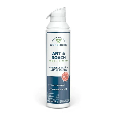 Wondercide - Ant & Roach for Home + Kitchen Spray - Pet Safe & Plant Based with Essential Oil